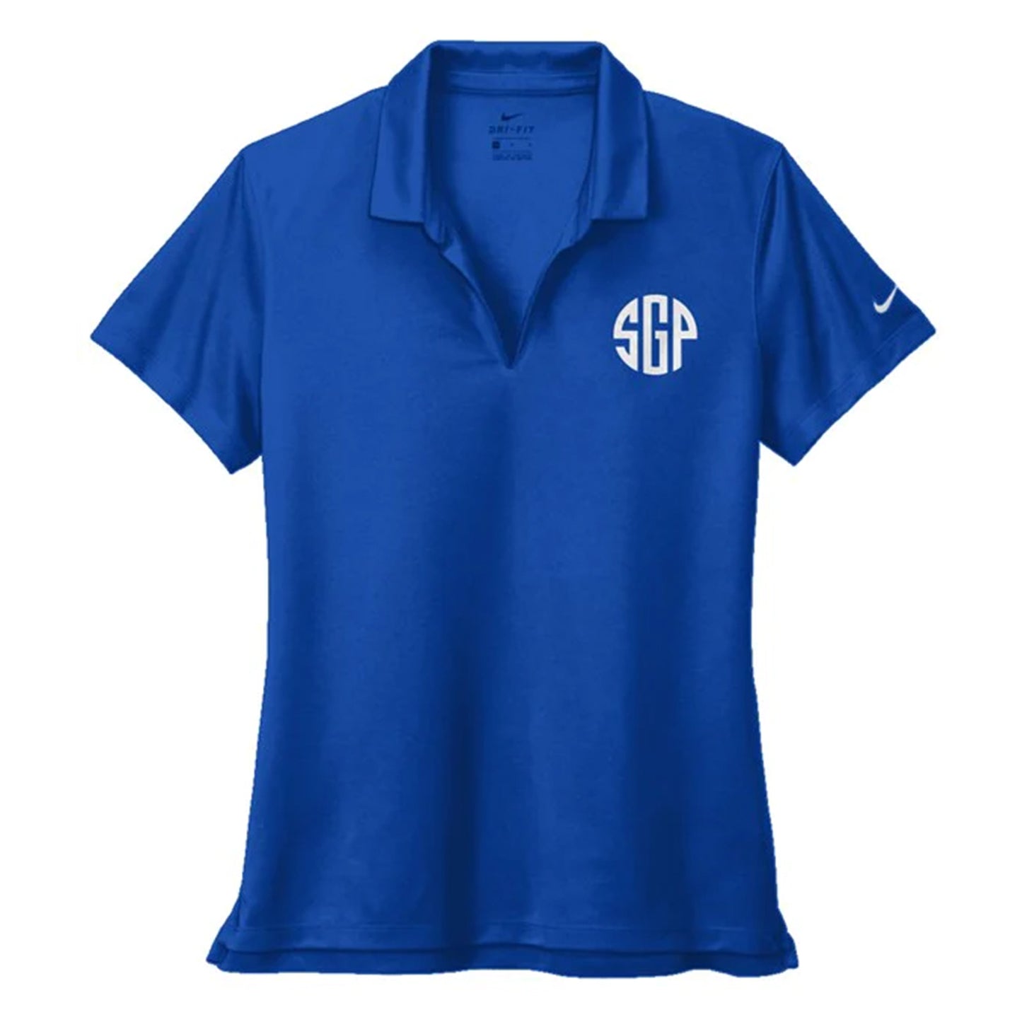 SGP - Nike Ladies Dri-FIT Micro Pique 2.0 Polo (White Logo)