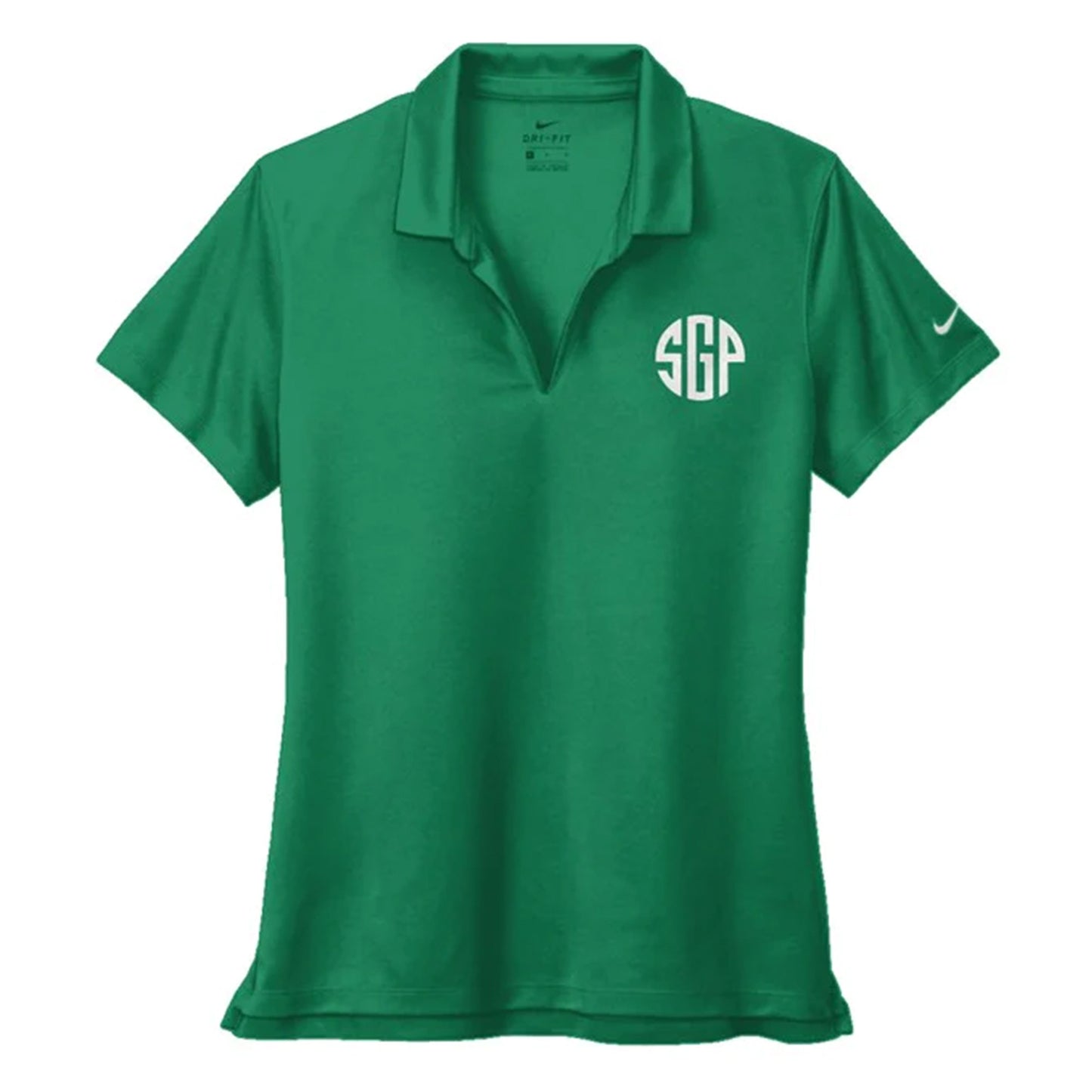 SGP - Nike Ladies Dri-FIT Micro Pique 2.0 Polo (White Logo)