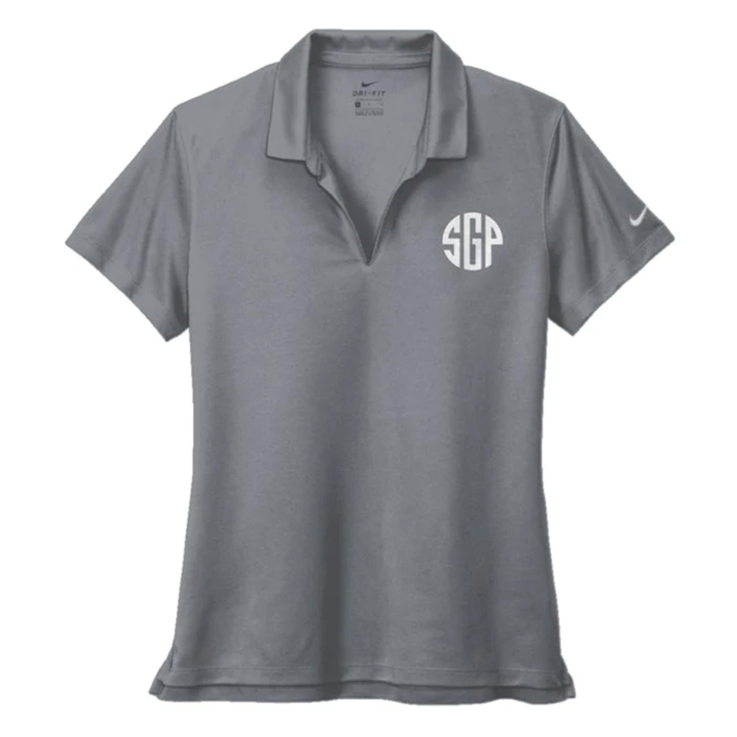 SGP - Nike Ladies Dri-FIT Micro Pique 2.0 Polo (White Logo)