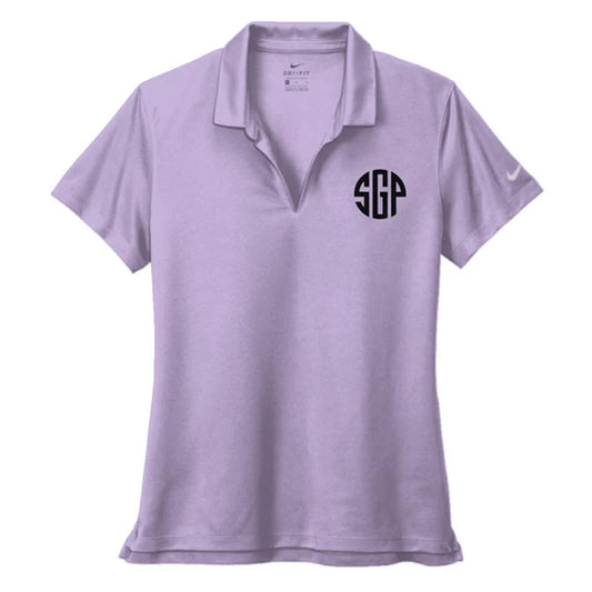 SGP - Nike Ladies Dri-FIT Micro Pique 2.0 Polo (Black Logo)