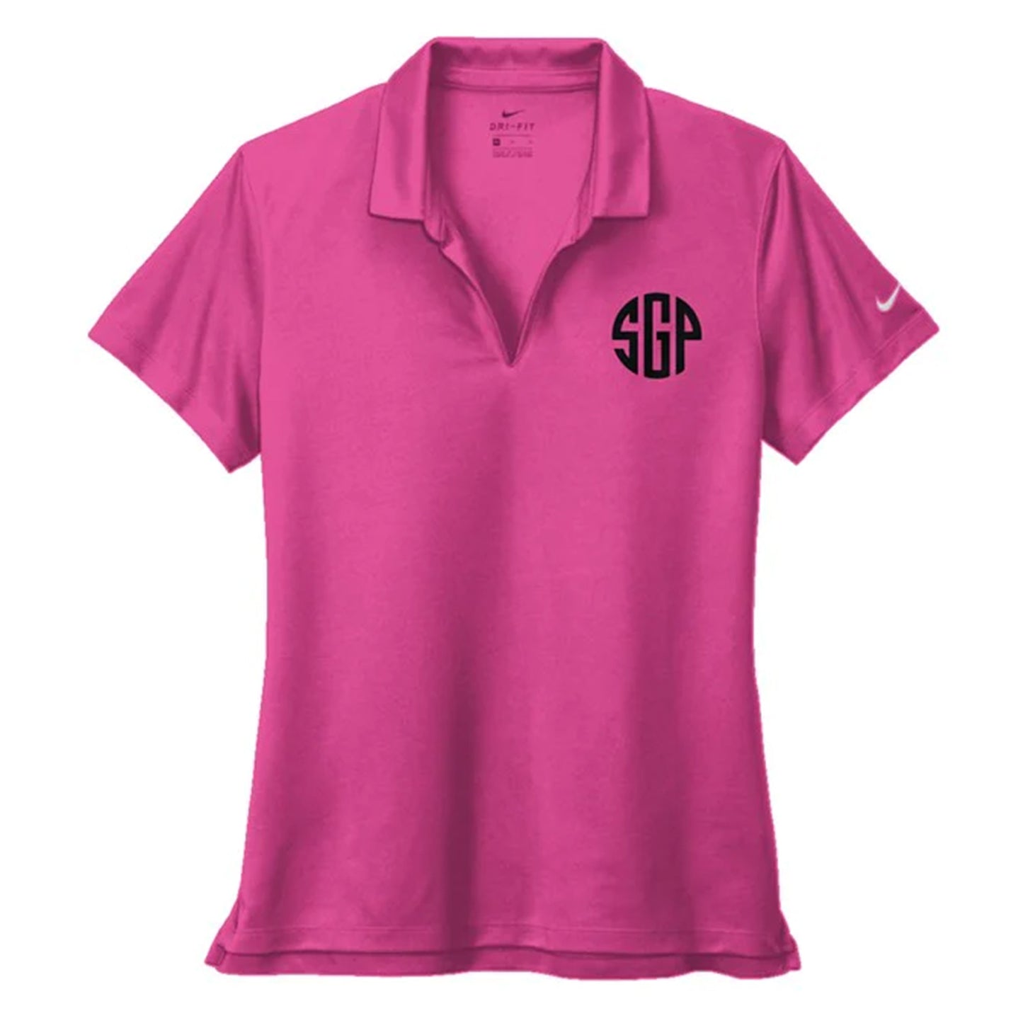 SGP - Nike Ladies Dri-FIT Micro Pique 2.0 Polo (Black Logo)