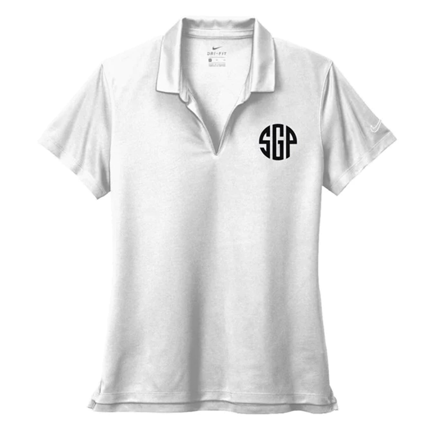 SGP - Nike Ladies Dri-FIT Micro Pique 2.0 Polo (Black Logo)