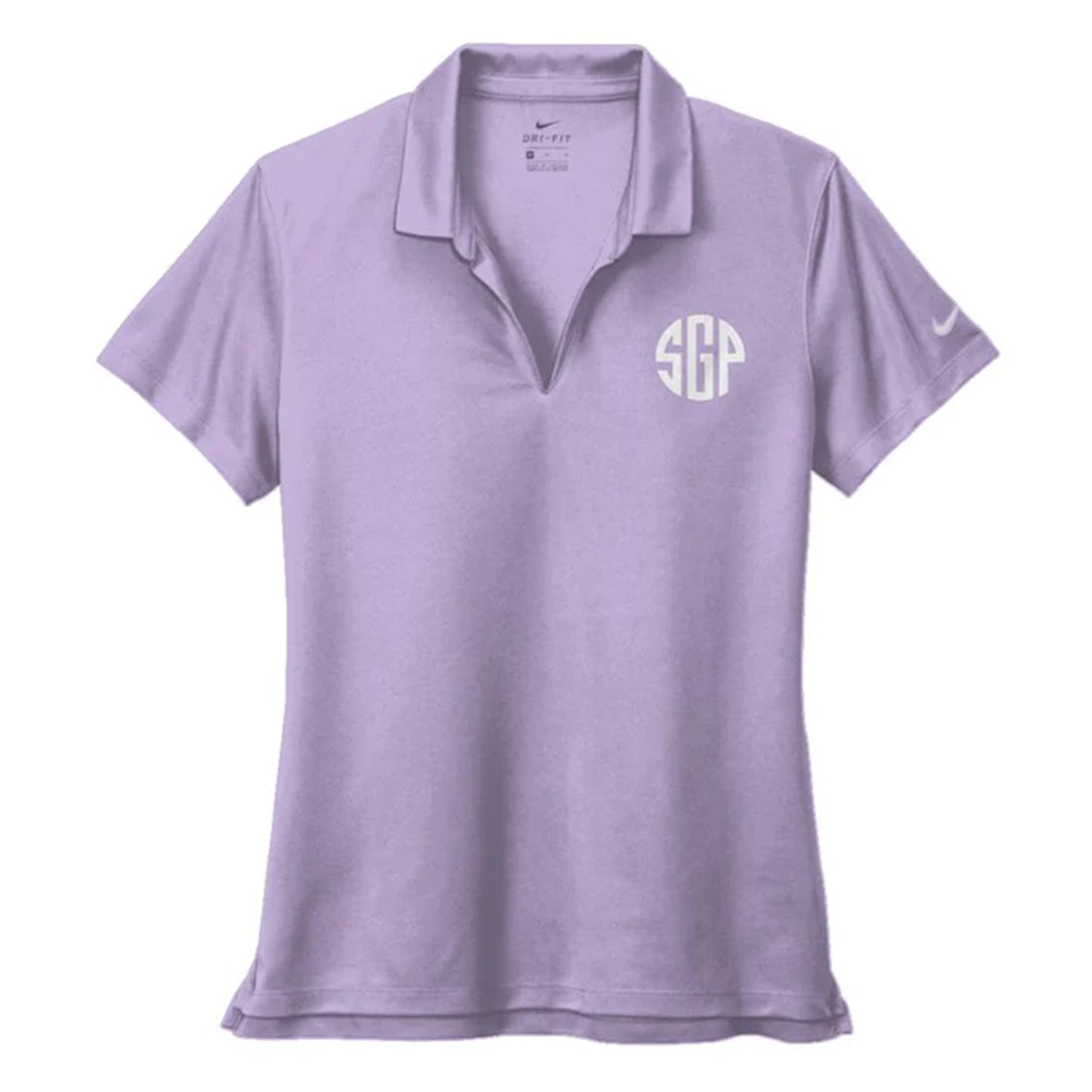 SGP - Nike Ladies Dri-FIT Micro Pique 2.0 Polo (White Logo)