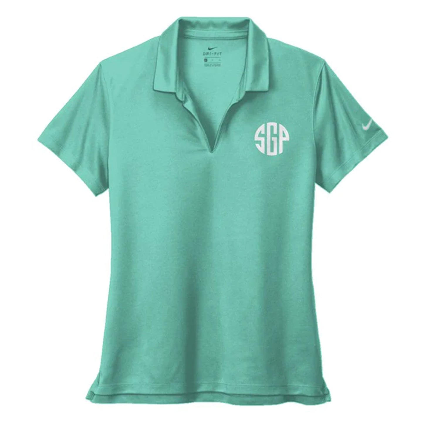 SGP - Nike Ladies Dri-FIT Micro Pique 2.0 Polo (White Logo)
