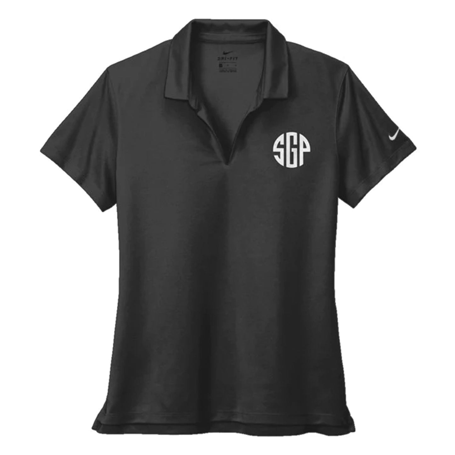 SGP - Nike Ladies Dri-FIT Micro Pique 2.0 Polo (White Logo)