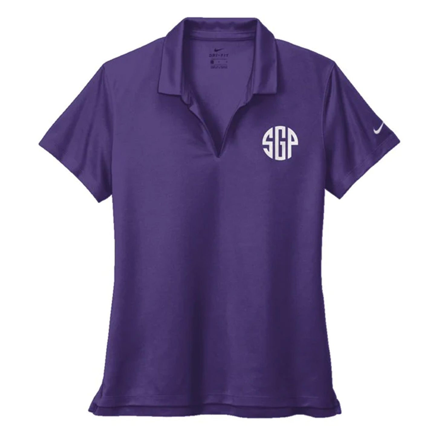 SGP - Nike Ladies Dri-FIT Micro Pique 2.0 Polo (White Logo)