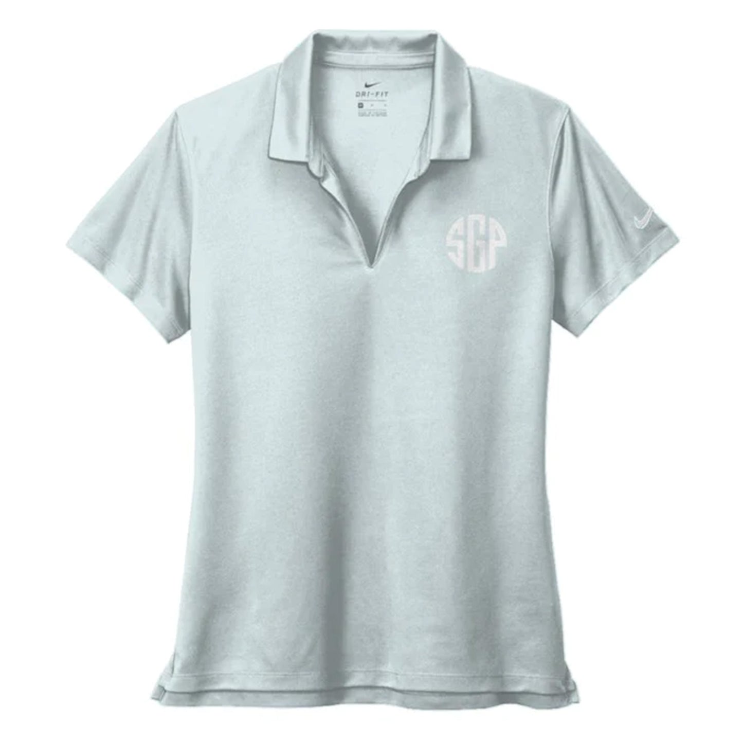 SGP - Nike Ladies Dri-FIT Micro Pique 2.0 Polo (White Logo)