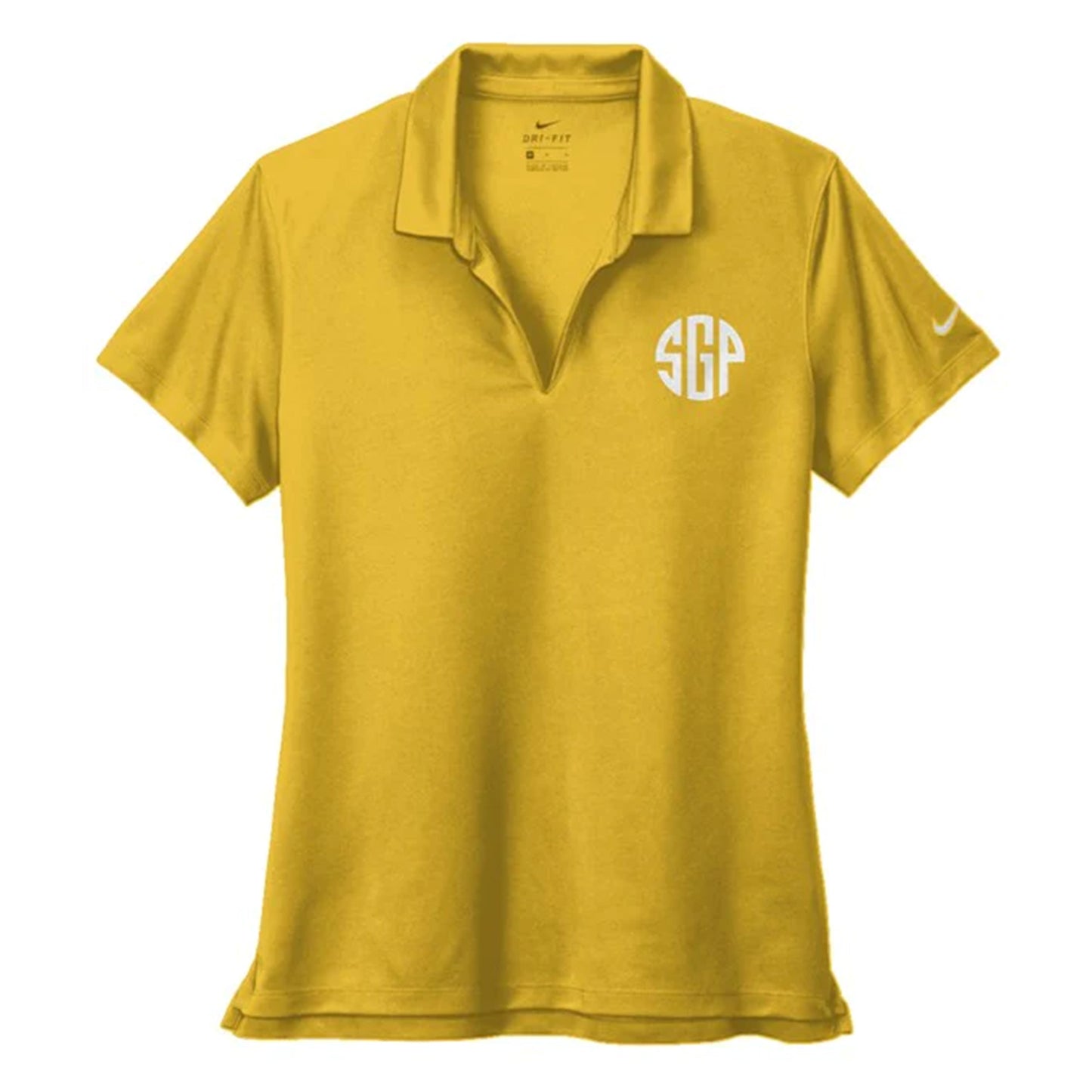 SGP - Nike Ladies Dri-FIT Micro Pique 2.0 Polo (White Logo)