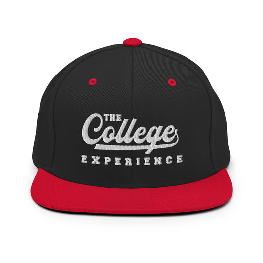 The College Experience - Snapback Hat (White Logo)