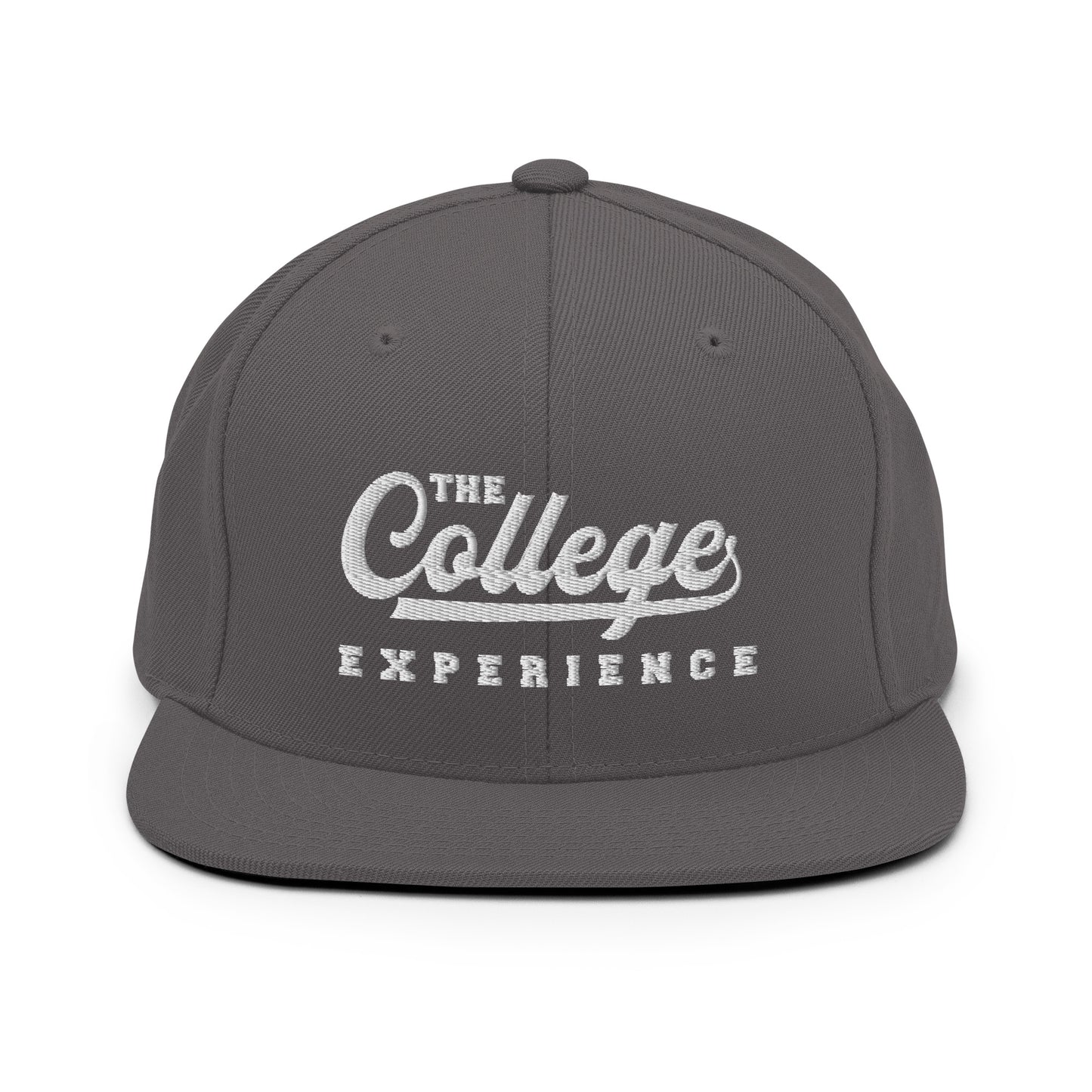 The College Experience - Snapback Hat (White Logo)