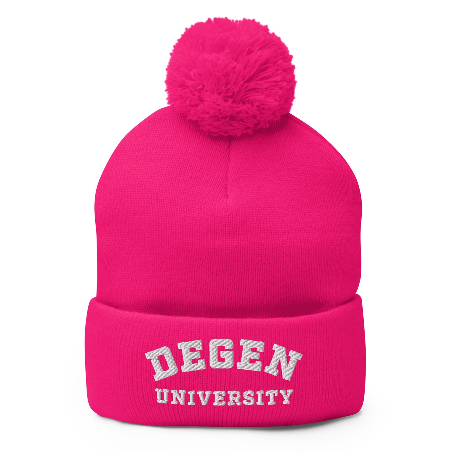 Degen University - Pom-Pom Beanie