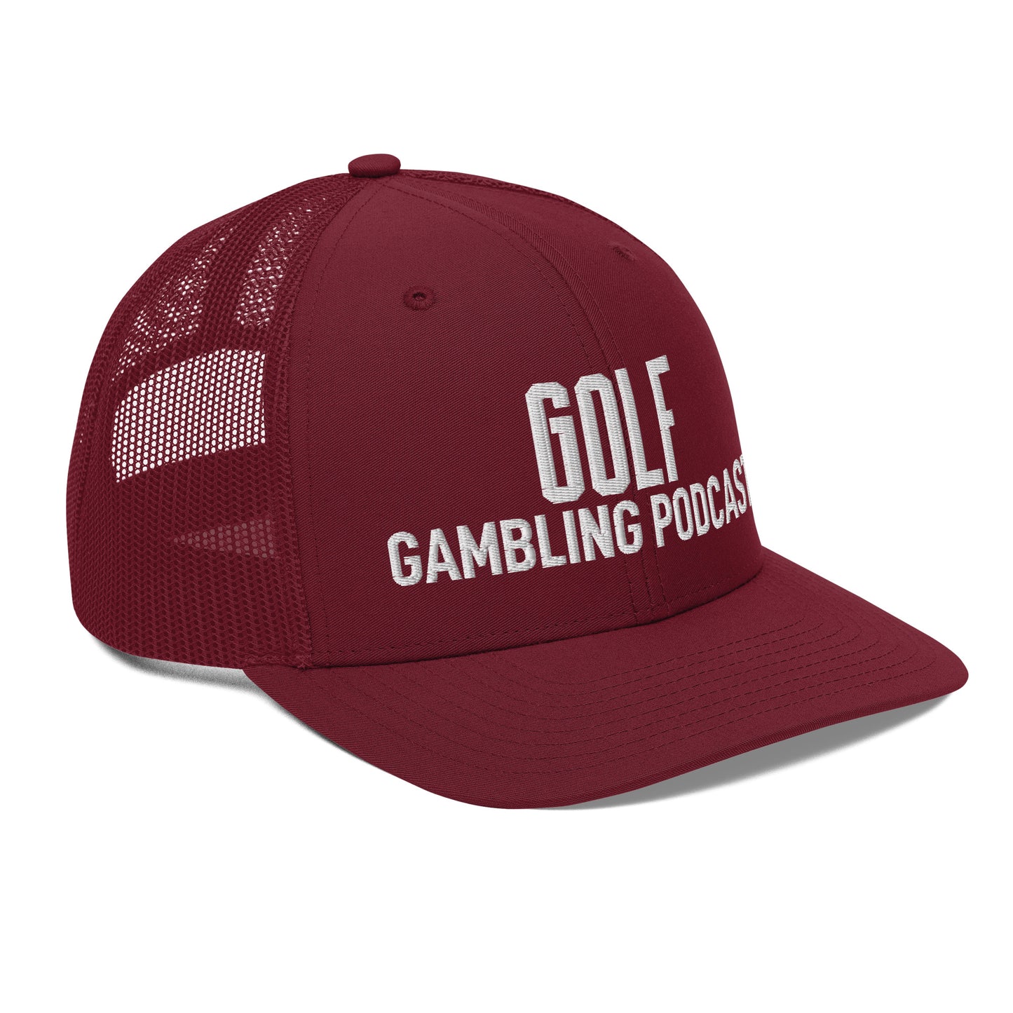 Golf Gambling Podcast - Trucker Cap (White Logo)