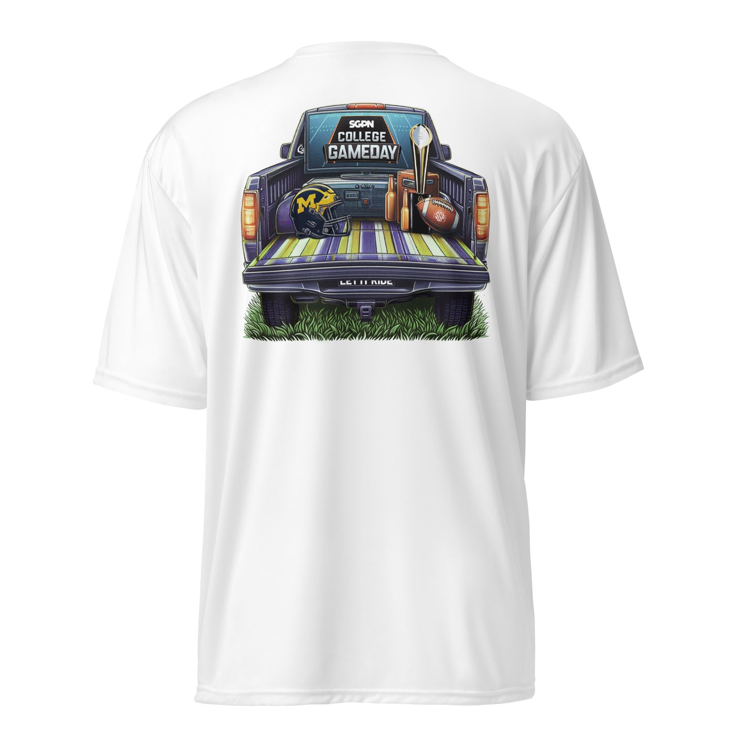 College Gameday Tailgate - Ann Arbor Edition - Unisex performance crew neck t-shirt