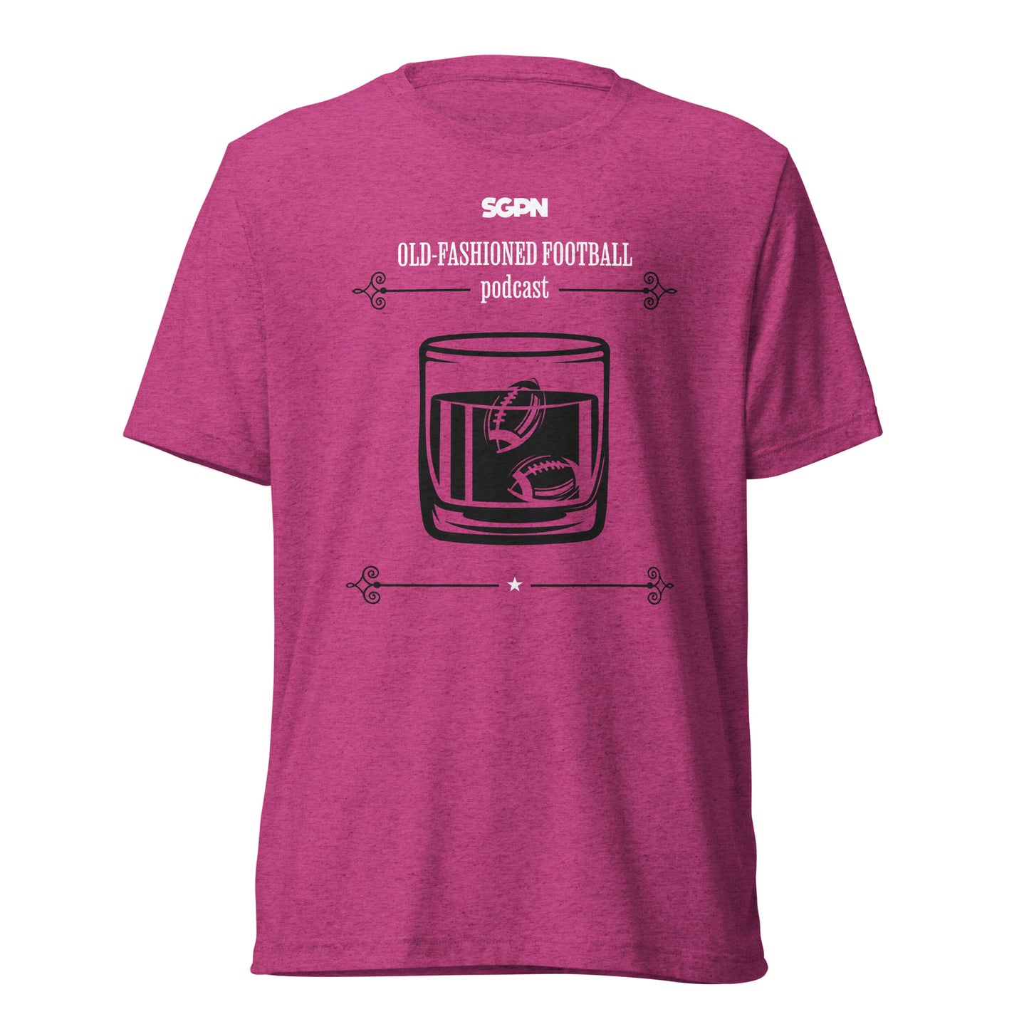 Old-Fashioned Football Podcast - SGPN Fantasy Football (Alt) - Short sleeve t-shirt