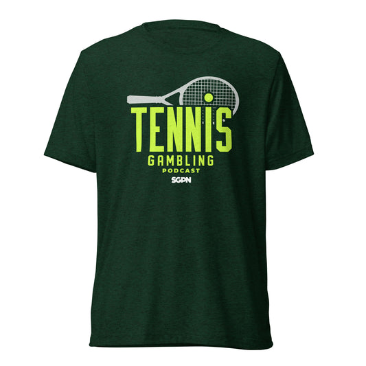 Tennis Gambling Podcast - Short sleeve t-shirt (Color Logo)
