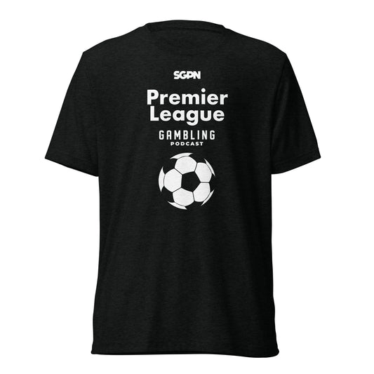 Premier League Gambling Podcast - Short sleeve t-shirt (White Logo)