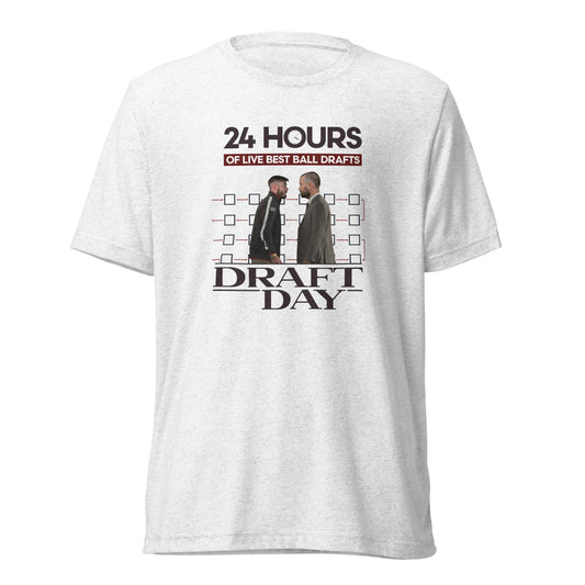 Draft Day 3: 24 Hours of Live Best Ball Drafts - Short sleeve t-shirt