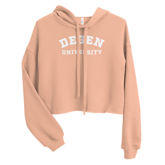 Degen University - Crop Hoodie