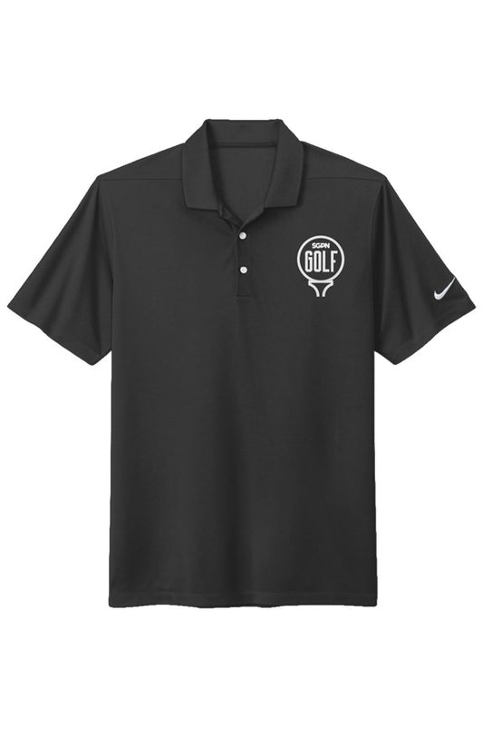 Golf Gambling Nike Dri-FIT Micro Pique 2.0 Polo (White Logo)
