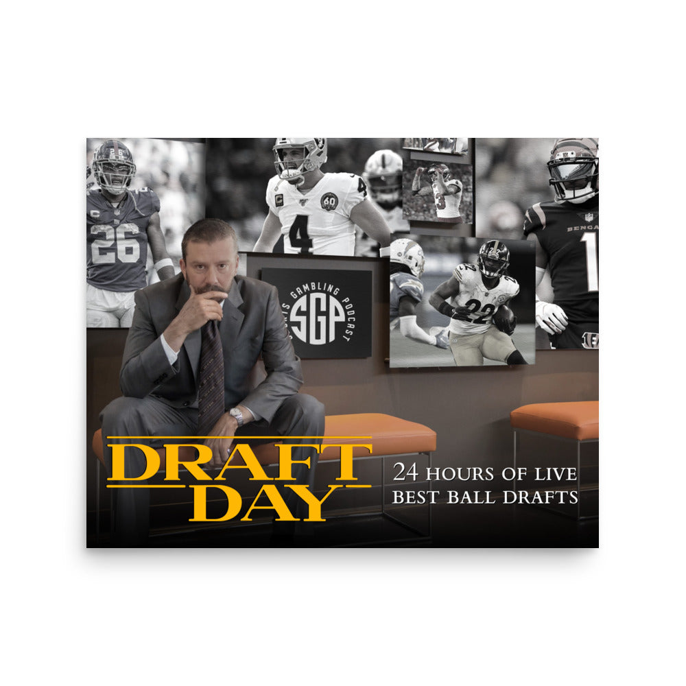 Draft Day 2: 24 Hours of Live Best Ball Drafts - Poster – SGPN