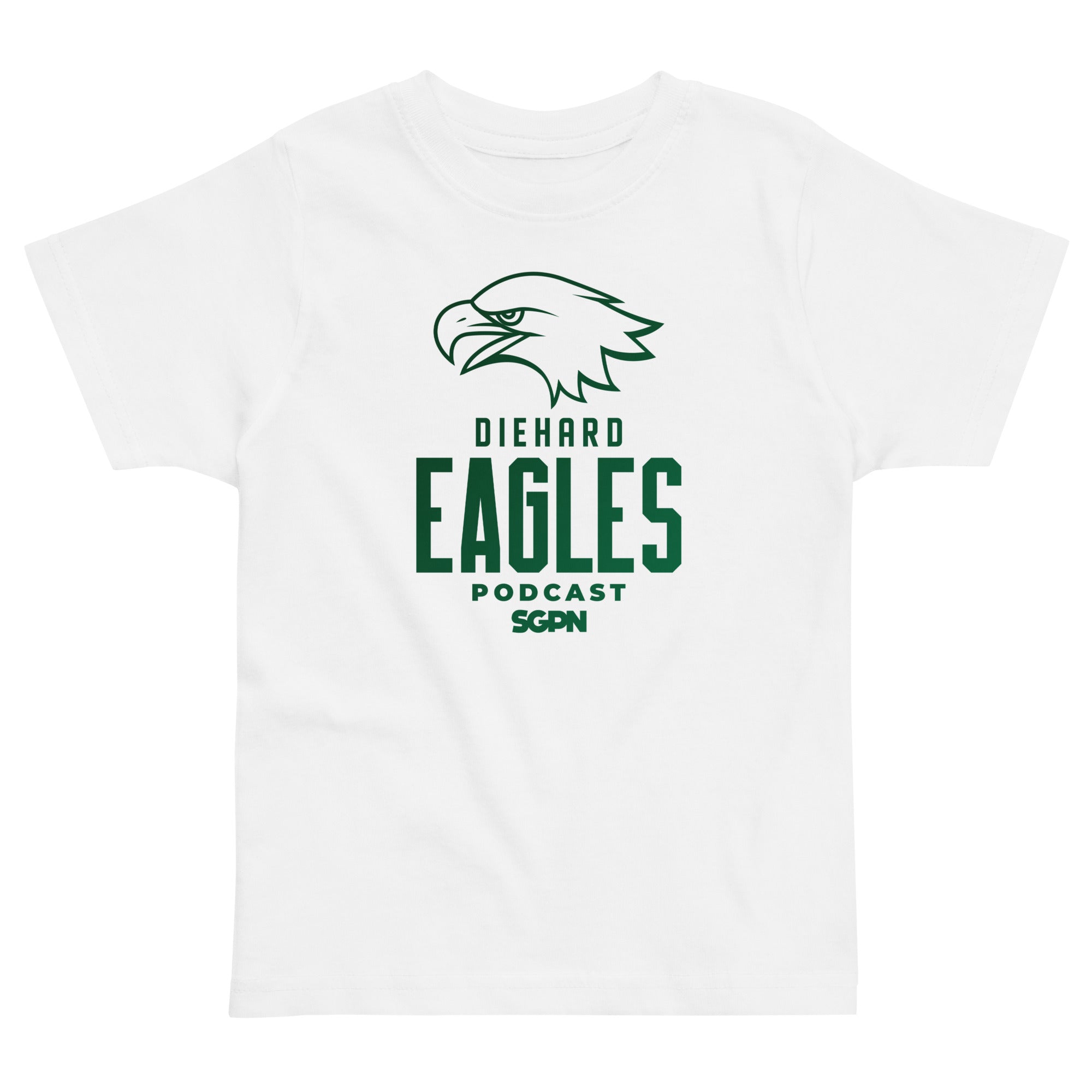 Diehard Eagles Podcast Toddler jersey t-shirt (Color Logo) – SGPN