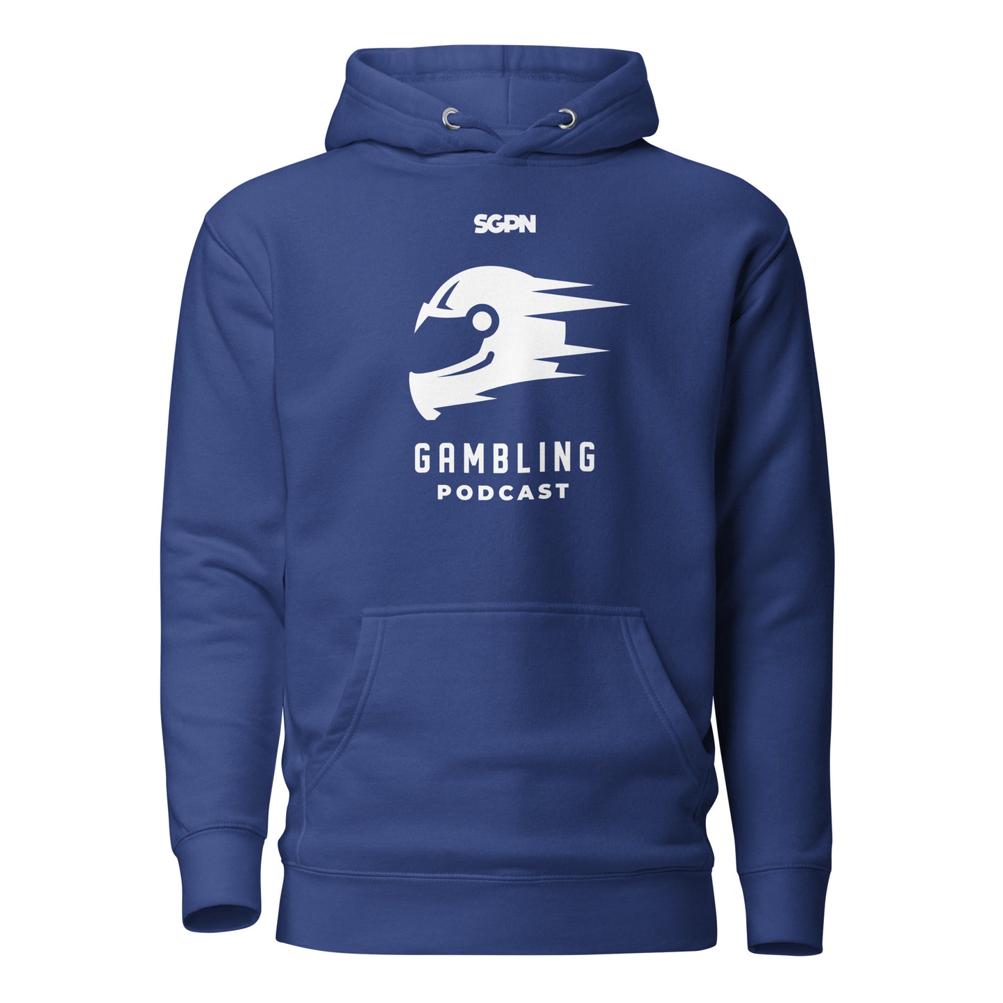 Racing Gambling Podcast - Unisex Hoodie (White Logo)
