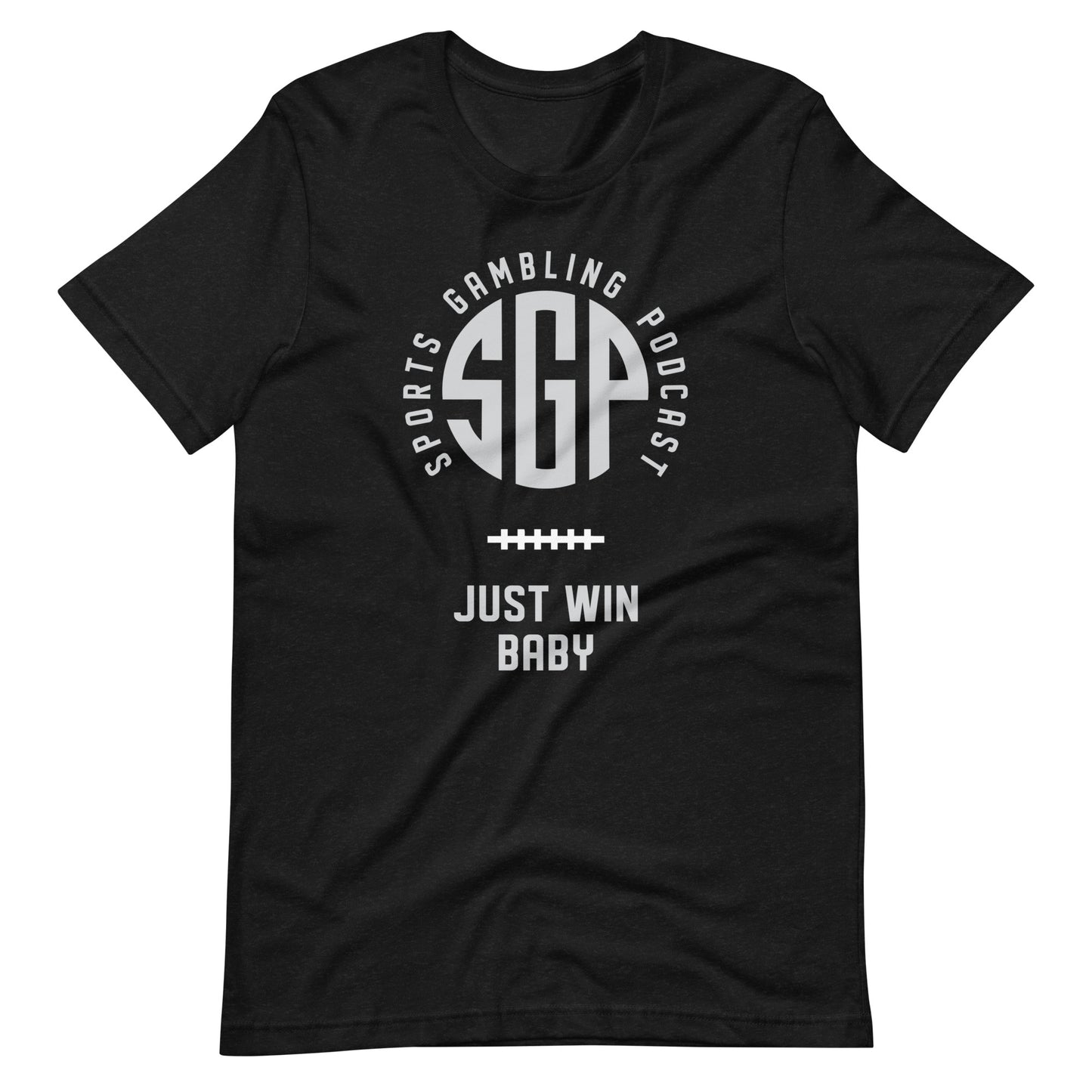 SGP - Just Win Baby - Sunday edition - Heather Black Unisex t-shirt