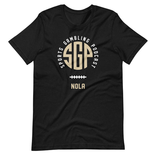 SGP - Nola - Sunday edition - Heather Black Unisex t-shirt