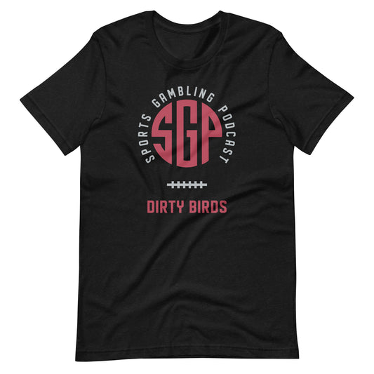 SGP - Dirty Birds - Sunday edition - Heather Black Unisex t-shirt