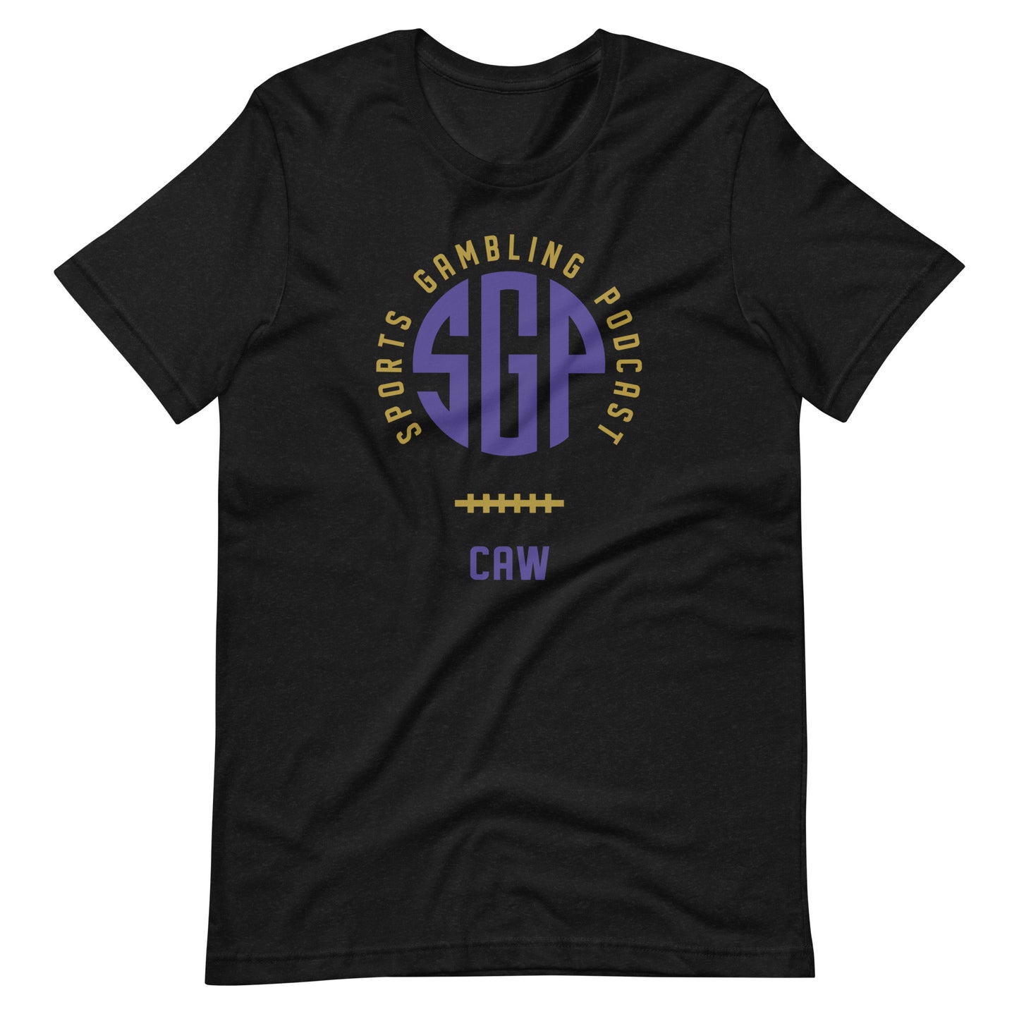 SGP - Caw - Sunday edition - Heather Black Unisex t-shirt