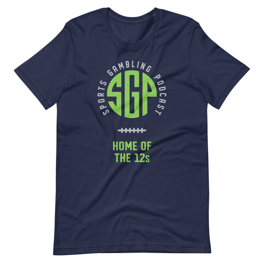 SGP - Home of the 12s - Sunday edition - Navy Unisex t-shirt