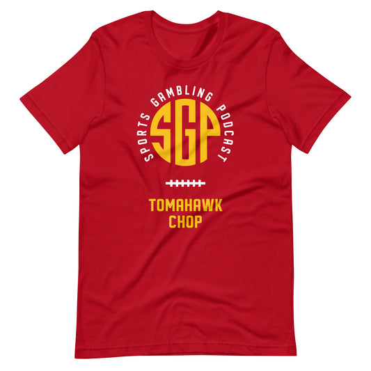 SGP - Tomahawk Chop - Sunday edition - Red Unisex t-shirt