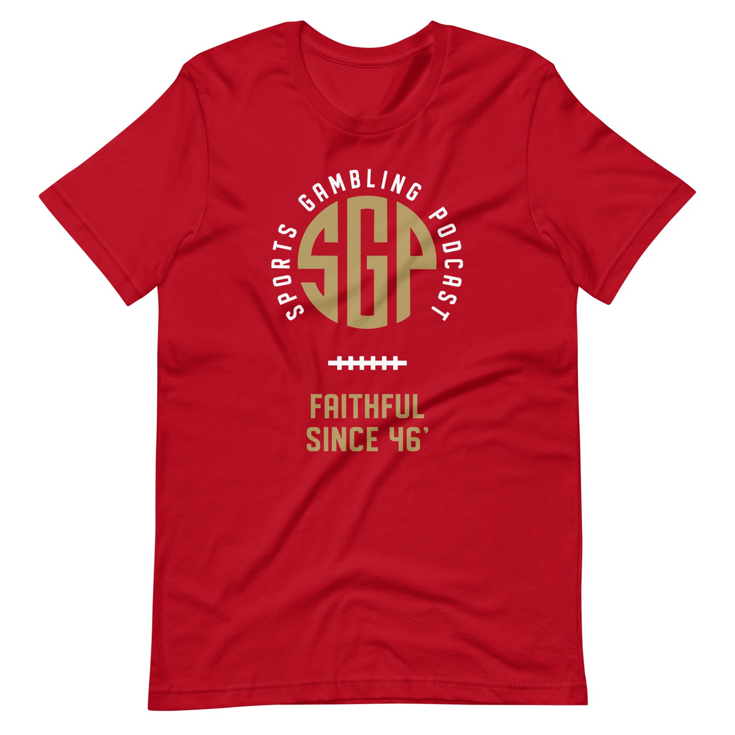 SGP - Faithful Since 46' - Sunday edition - Red Unisex t-shirt