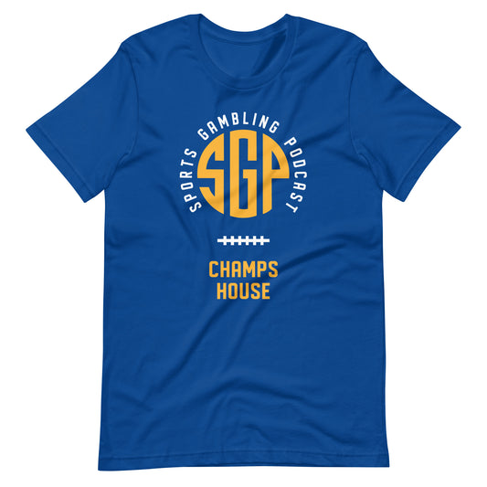 SGP - Champs House - Sunday edition - True Royal Unisex t-shirt