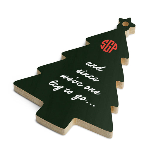 SGP - One Leg to Go... Let it Ride, Let it Ride, Let it Ride - Wooden ornaments
