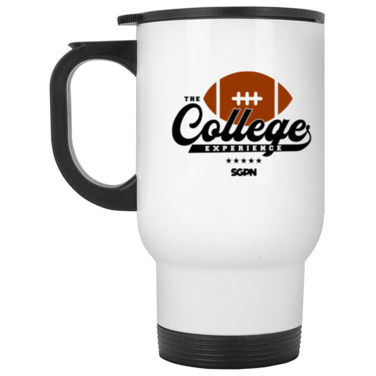 The College Football Experience - White Travel Mug