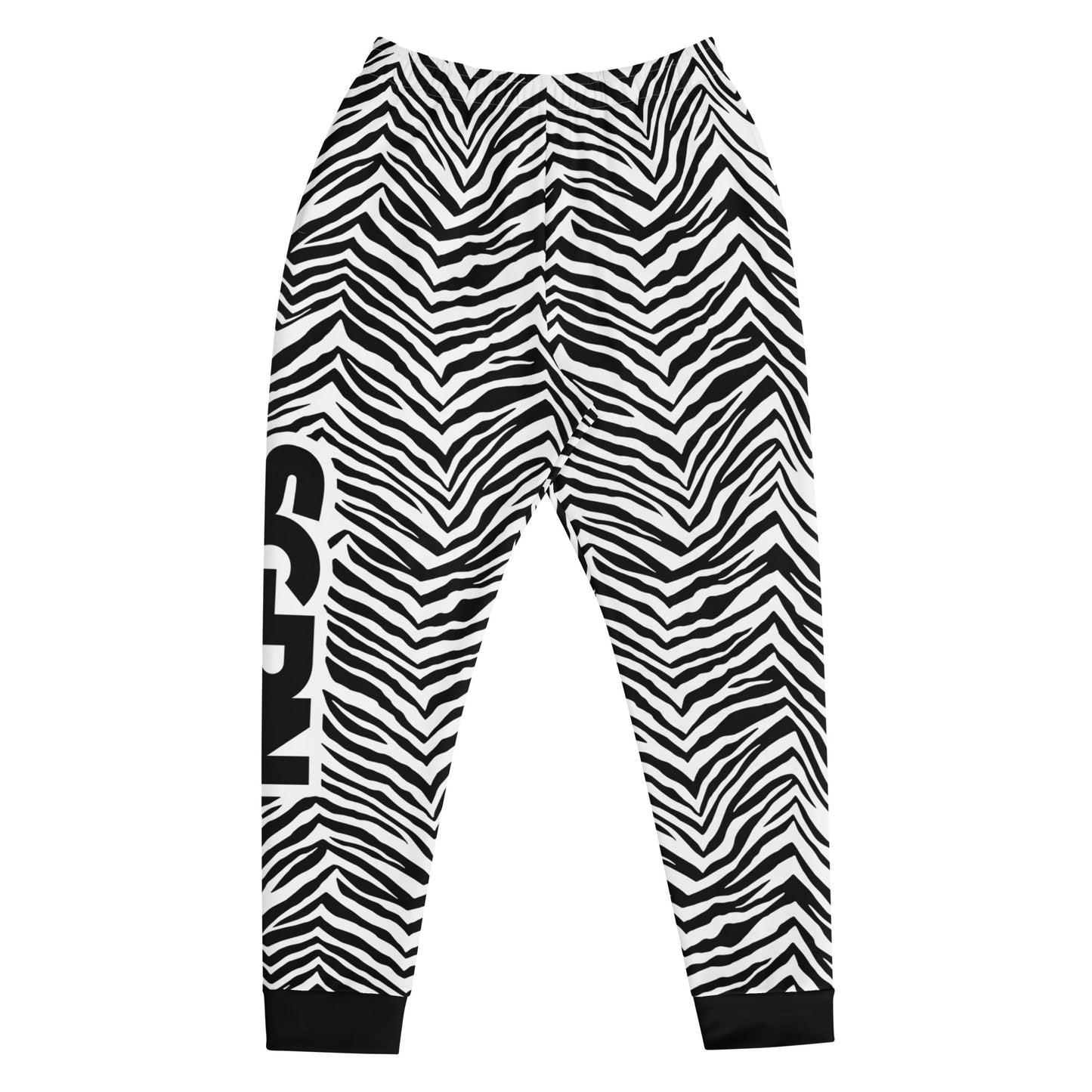 SGPN - Let it Ride - Zebra Stripe Men's Joggers (Black)