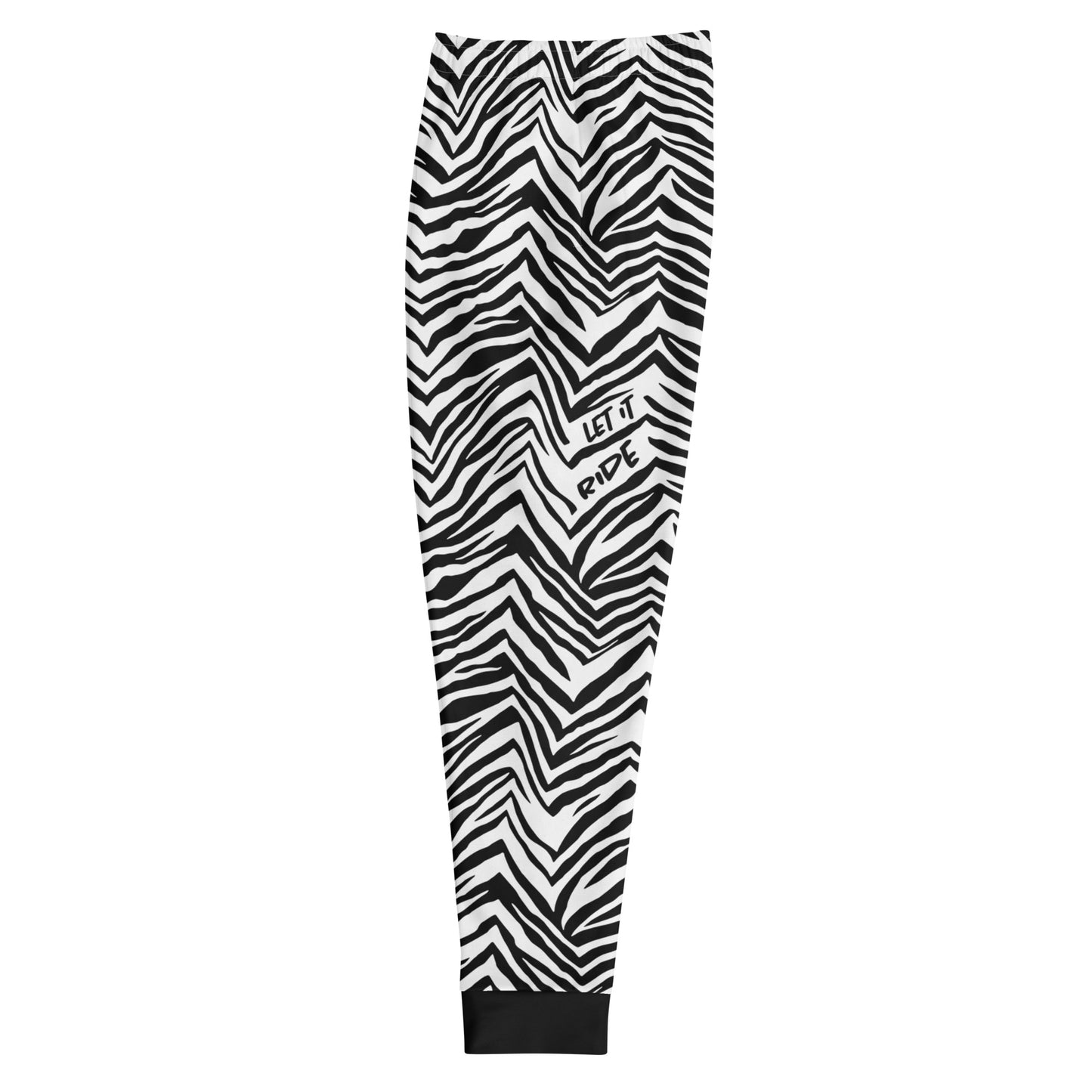 SGPN - Let it Ride - Zebra Stripe Men's Joggers (Black)