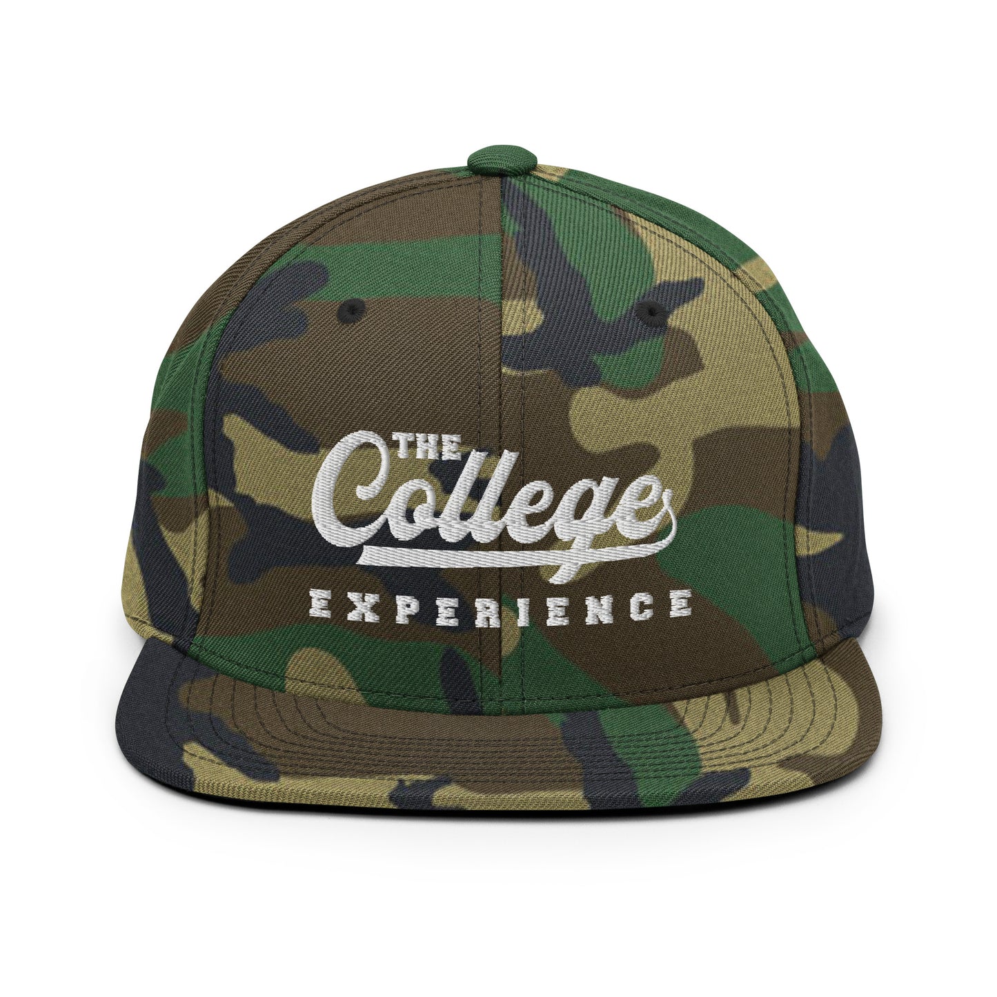 The College Experience - Snapback Hat (White Logo)