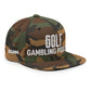 Golf Gambling Podcast - Snapback Hat (White Logo)