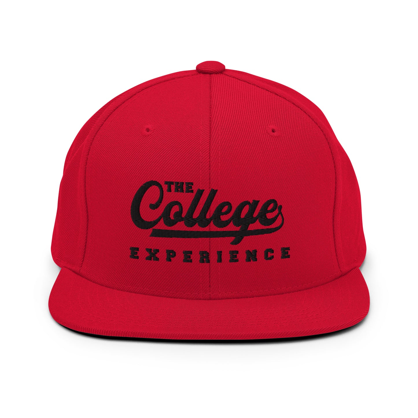 The College Experience - Snapback Hat (Black Logo)