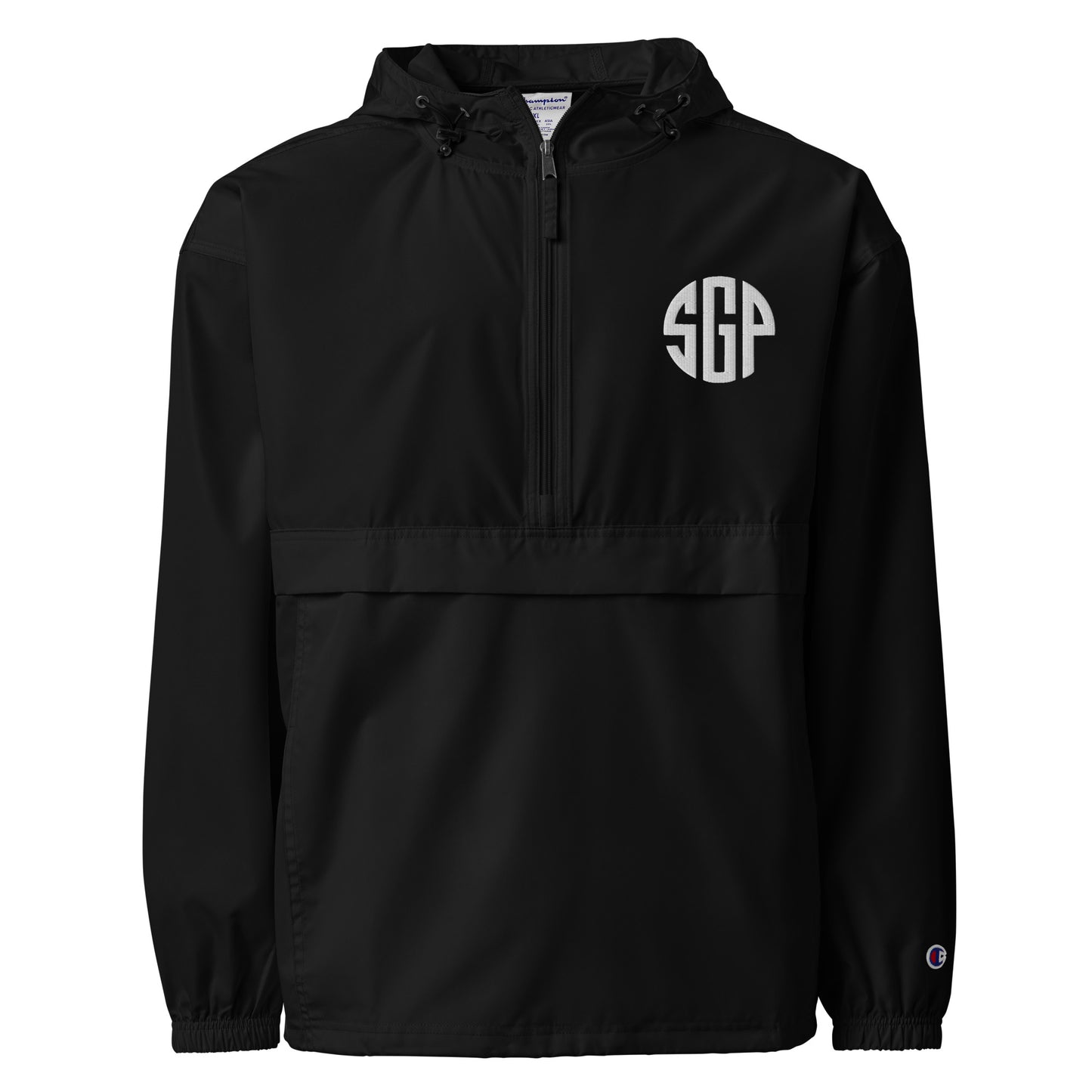 SGP - Embroidered Champion Packable Jacket (White Logo)