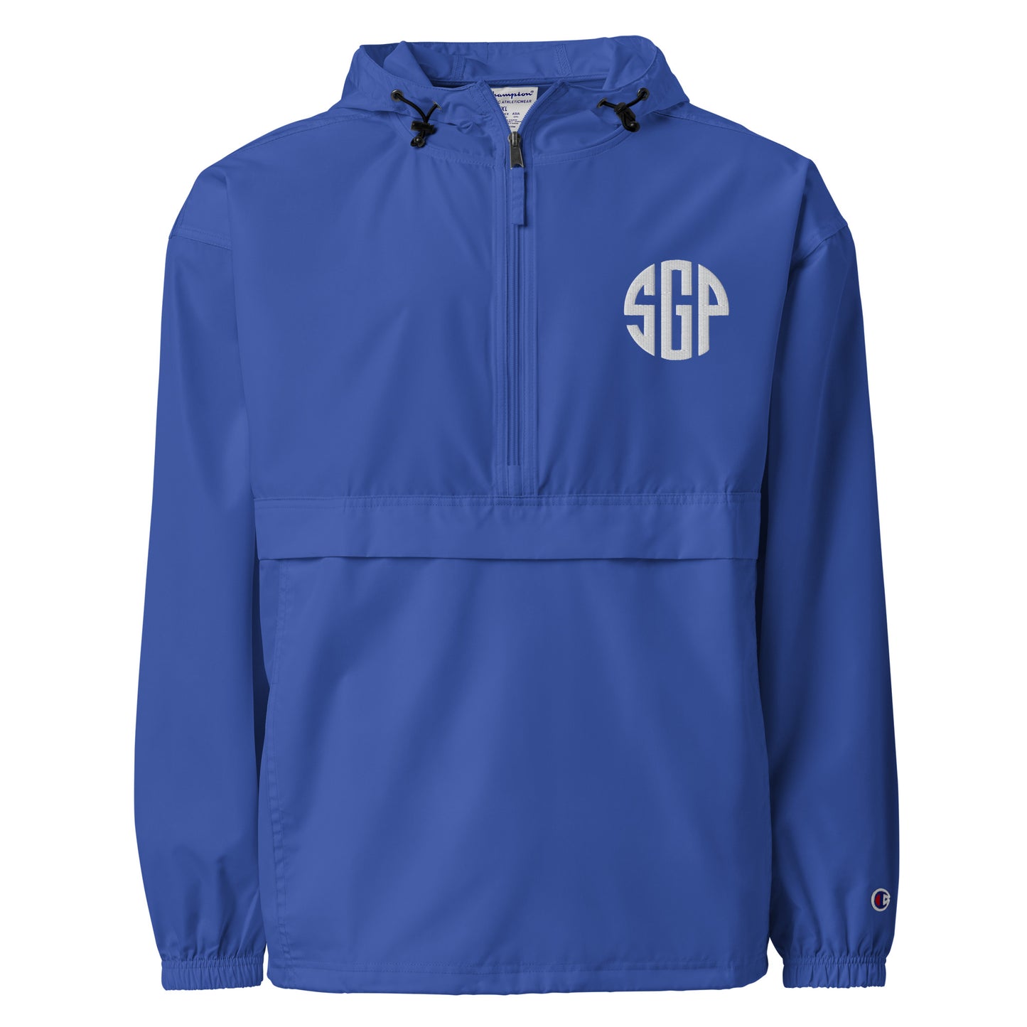 SGP - Embroidered Champion Packable Jacket (White Logo)