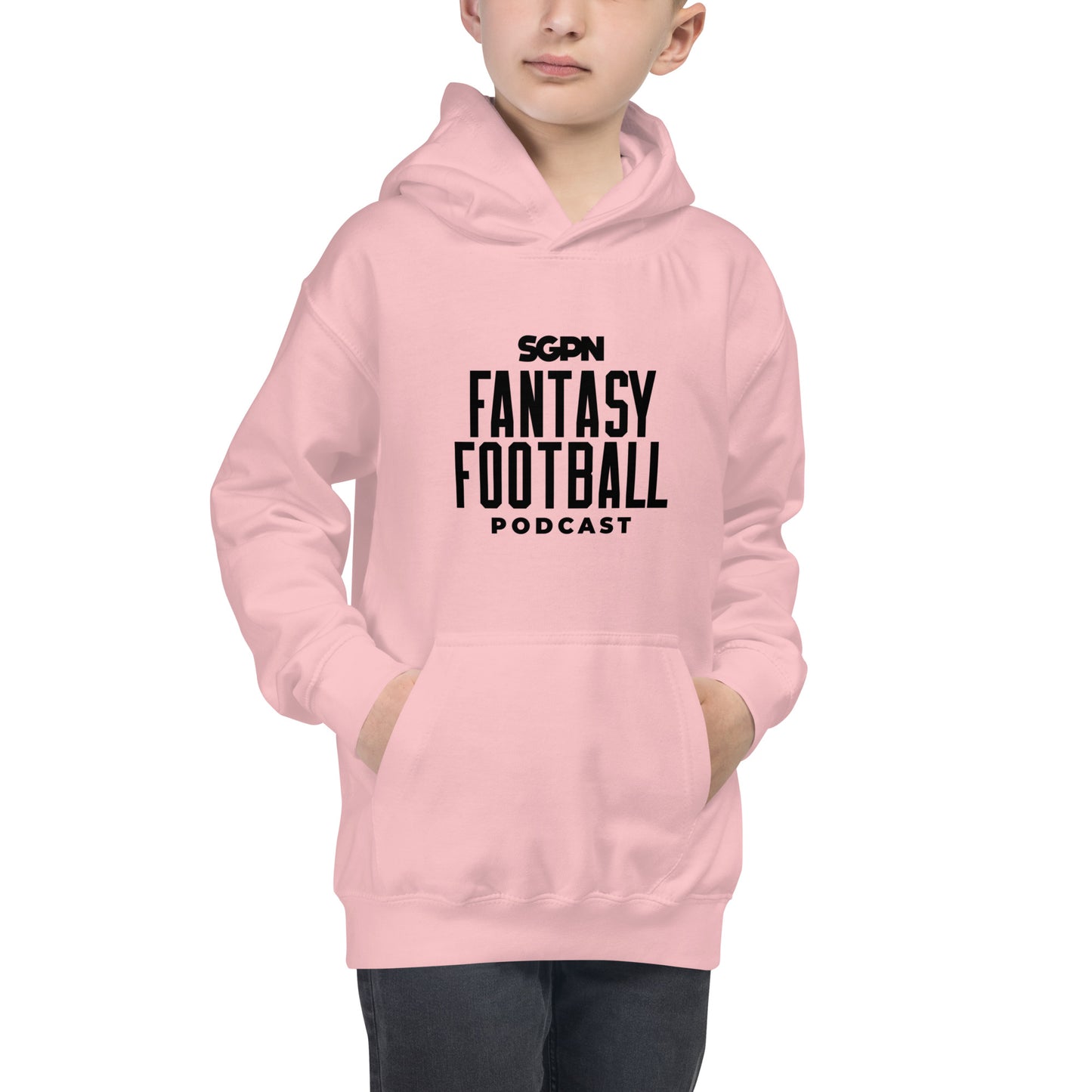 Fantasy Football Podcast - Kids Hoodie (Black Logo)