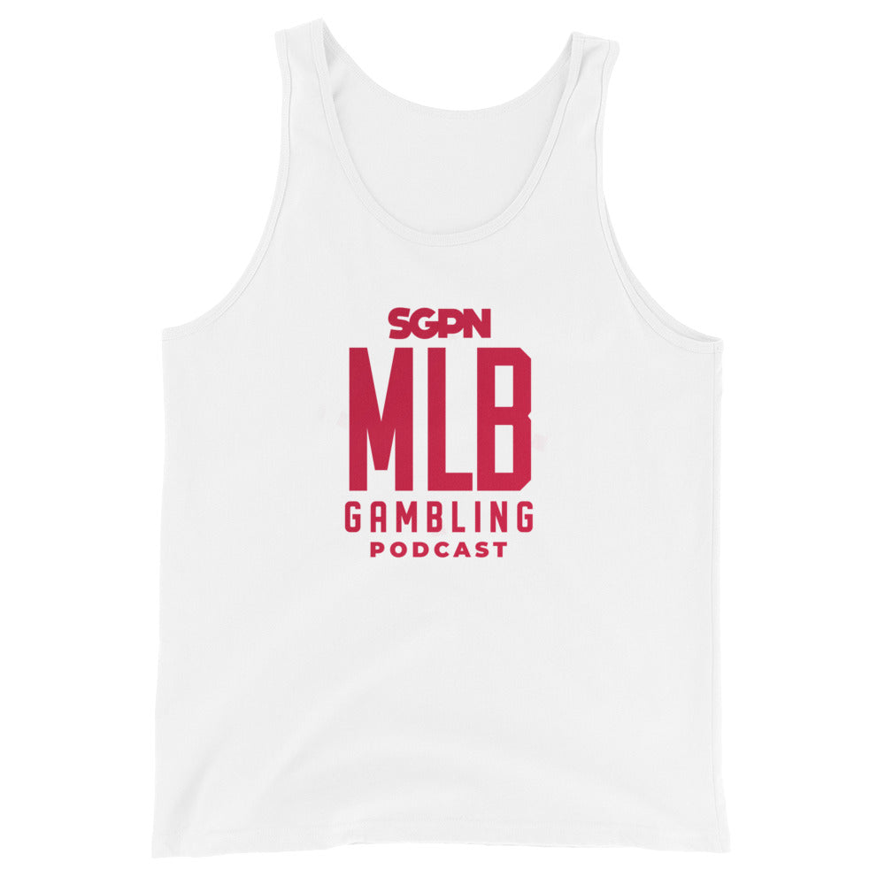 MLB Gambling Podcast - Unisex Tank Top (Red Logo)