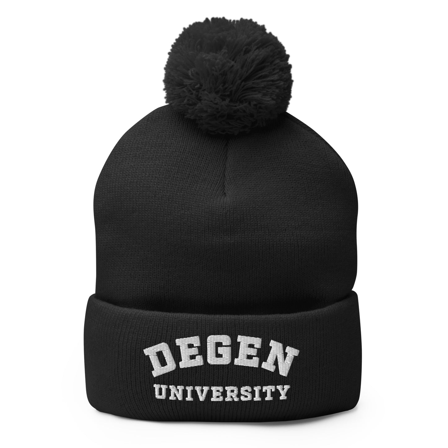 Degen University - Pom-Pom Beanie
