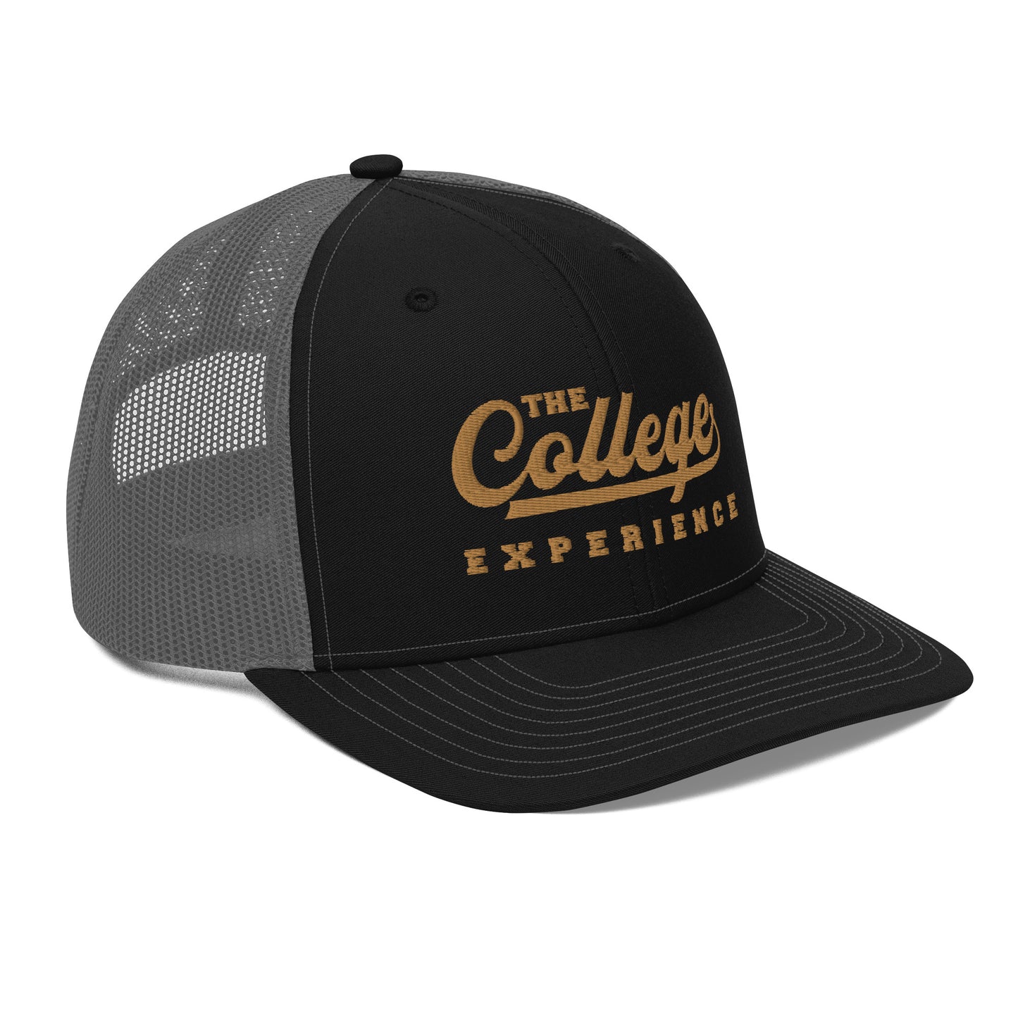 The College Experience - Trucker Cap (Gold Embroidery)