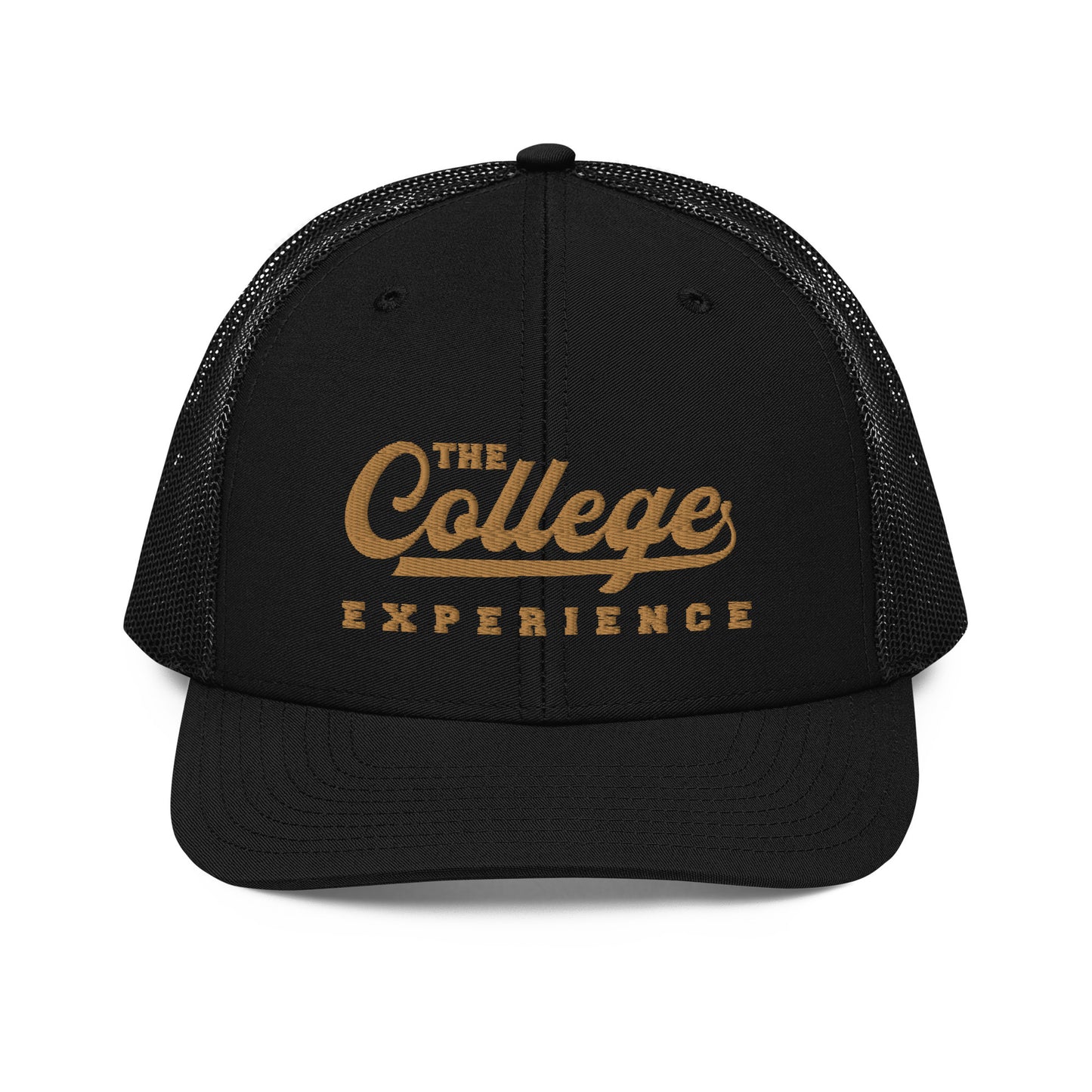 The College Experience - Trucker Cap (Gold Embroidery)