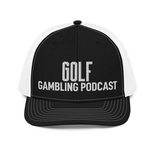 Golf Gambling Podcast - Trucker Cap (White Logo)