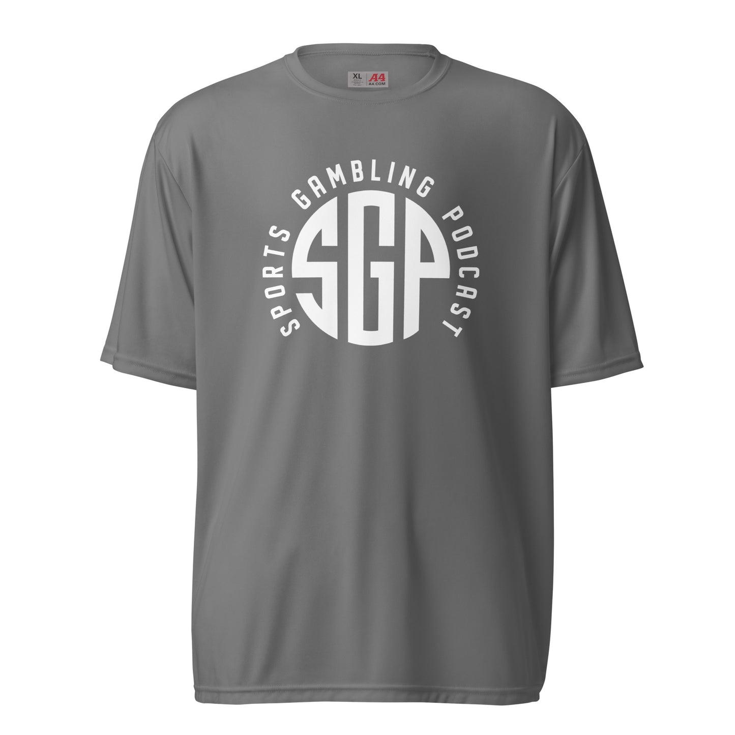 SGP - Unisex performance crew neck t-shirt (White Logo)